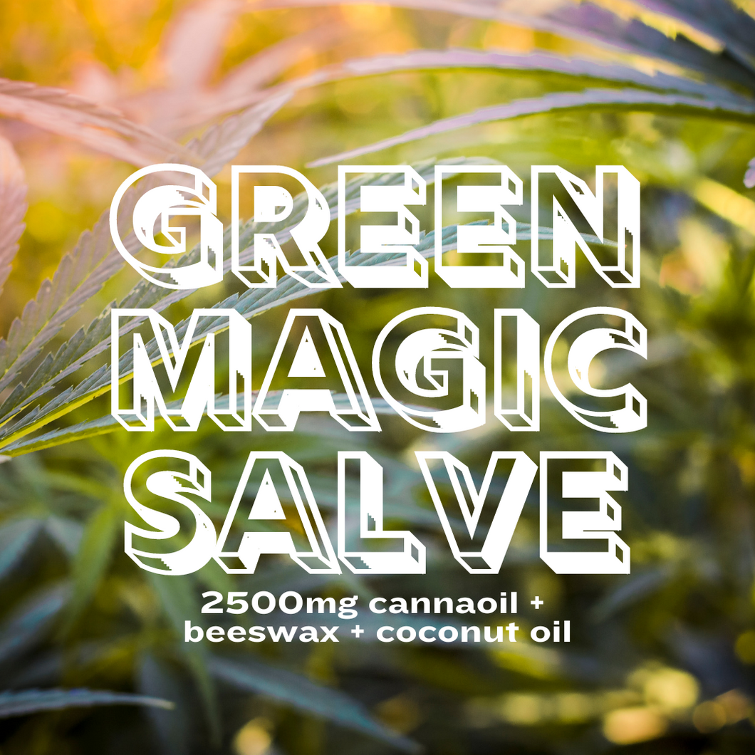 Green Magic Salve 2500mg - 2oz